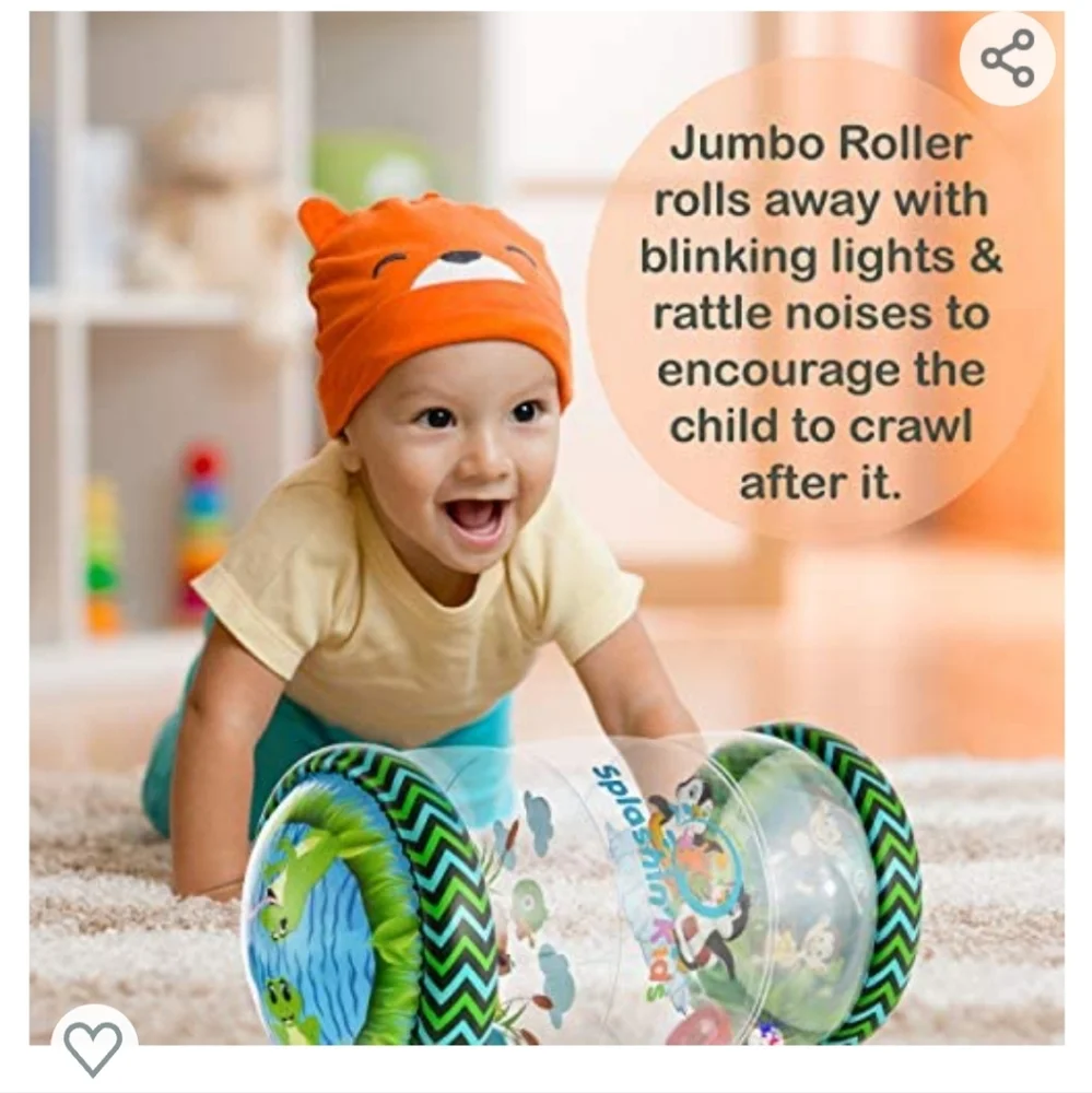 Splashin'kids Infant Toys Beginner Crawl Along Game Ball Drop Maze Tummy Time